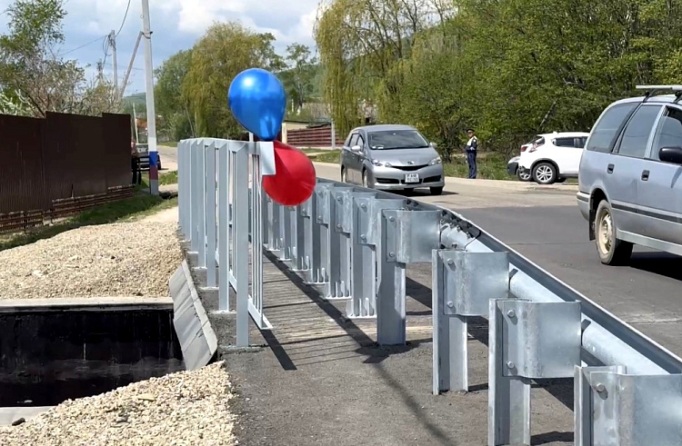 Обновлённый мост открыли после ремонта в Ольгинском округе Приморья.